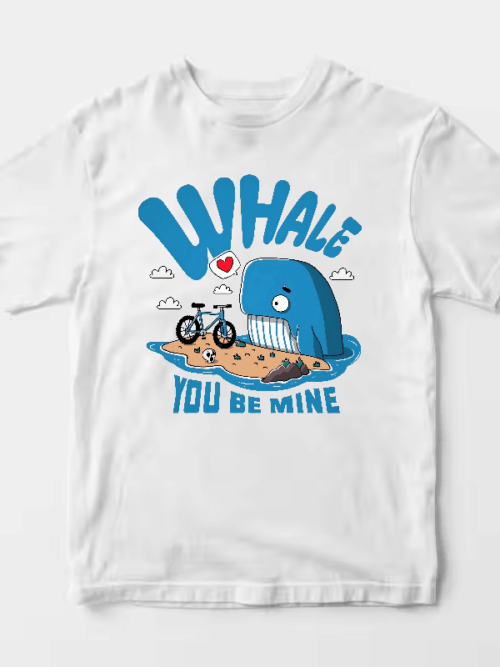 Whale You Be Mine Ocean Love Unisex T-Shirt
