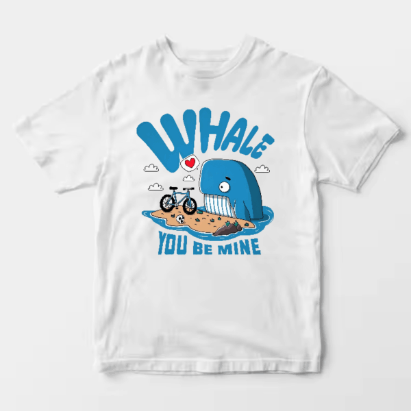 Whale You Be Mine Ocean Love Unisex T-Shirt