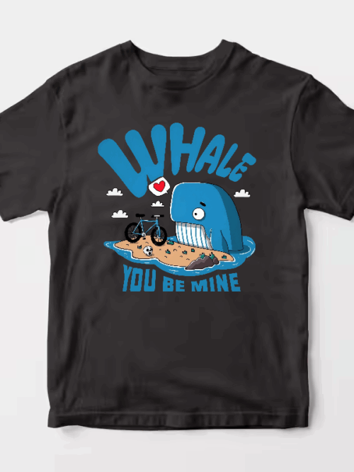 Whale You Be Mine Ocean Love Unisex T-Shirt