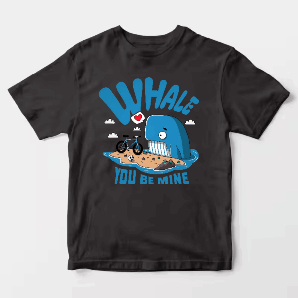 Whale You Be Mine Ocean Love Unisex T-Shirt