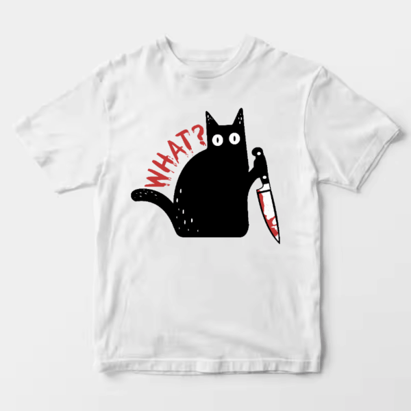 What Black Cat Knife Situation Unisex T-Shirt