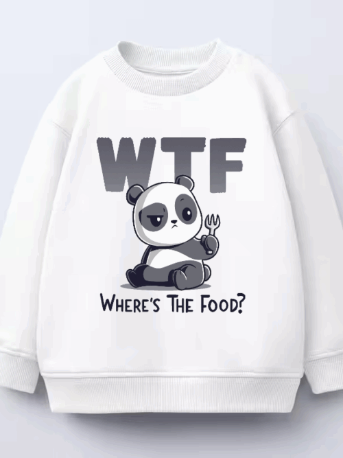 Where’s My Food Panda Energy Crewneck Sweatshirt