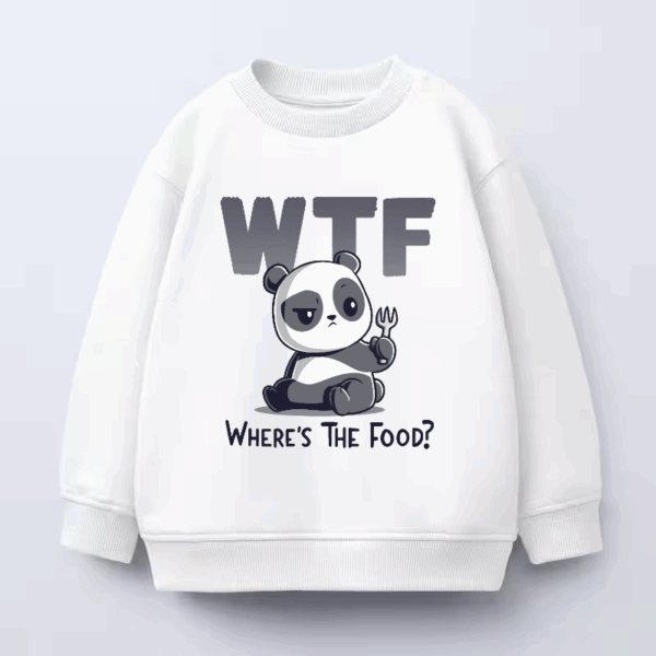 Where’s My Food Panda Energy Crewneck Sweatshirt