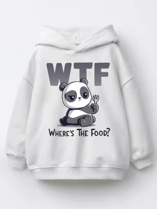 Where’s My Food Panda Energy Kids Hoodie