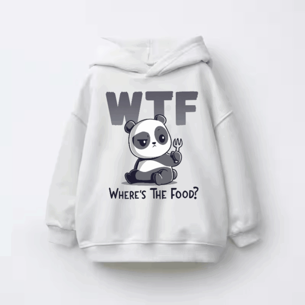 Where’s My Food Panda Energy Kids Hoodie
