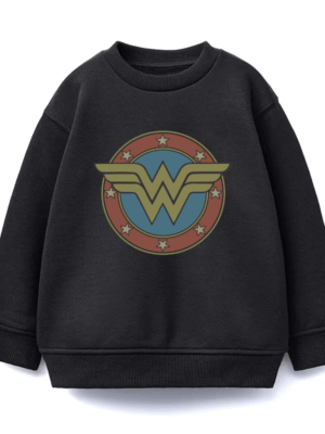 Wonder Woman Power Emblem Crewneck Sweatshirt