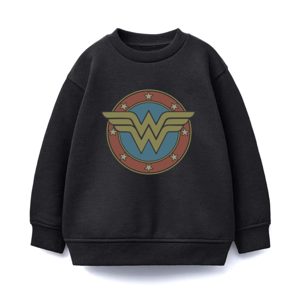 Wonder Woman Power Emblem Crewneck Sweatshirt