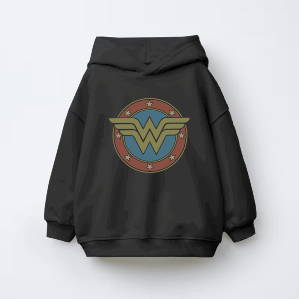 Wonder Woman Power Emblem Kids Hoodie