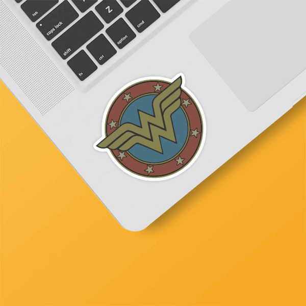 Wonder Woman Power Emblem Sticker