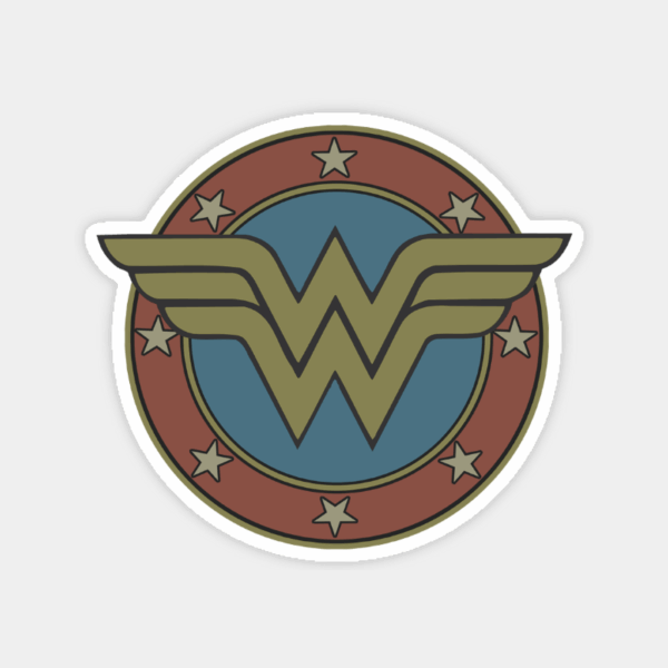 Wonder Woman Power Emblem Sticker