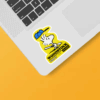 Woodstock Yellow Feathered Friend Peanuts Sticker