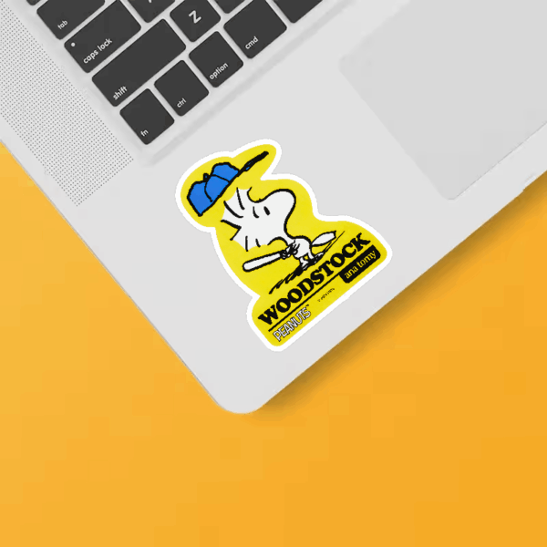 Woodstock Yellow Feathered Friend Peanuts Sticker Woodstock Yellow Feathered Friend Peanuts Sticker