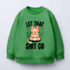 Zen Mode Activated Cat Letting It Go Crewneck Sweatshirt