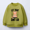Zen Mode Activated Cat Letting It Go Crewneck Sweatshirt