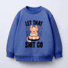 Zen Mode Activated Cat Letting It Go Crewneck Sweatshirt