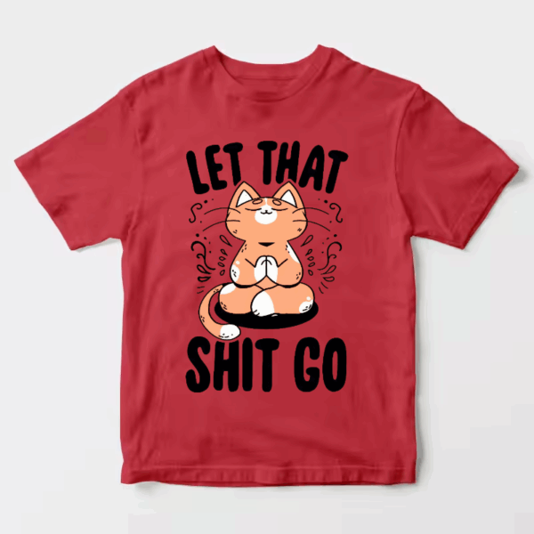 Zen Mode Activated Cat Letting It Go Unisex T-Shirt