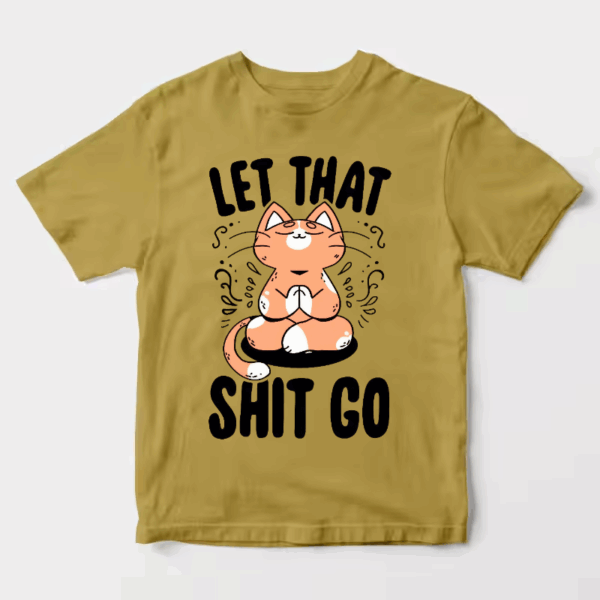 Zen Mode Activated Cat Letting It Go Unisex T-Shirt
