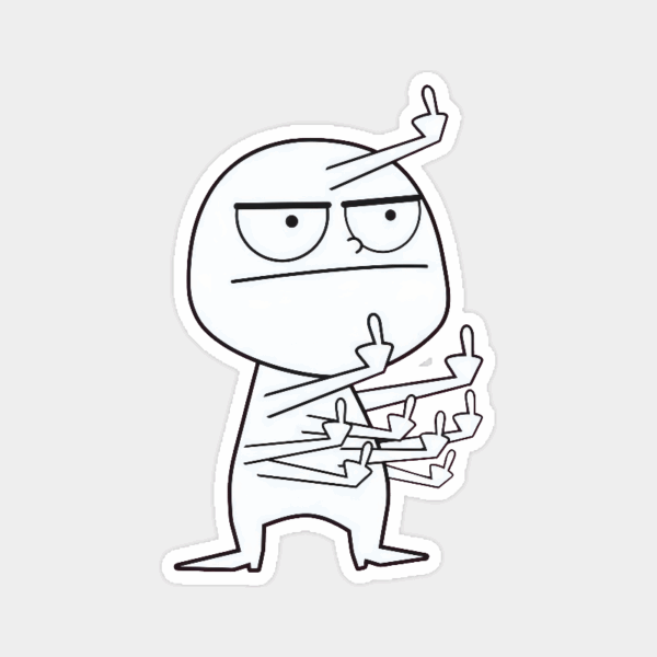 Zero F Given Meme Vibes Sticker